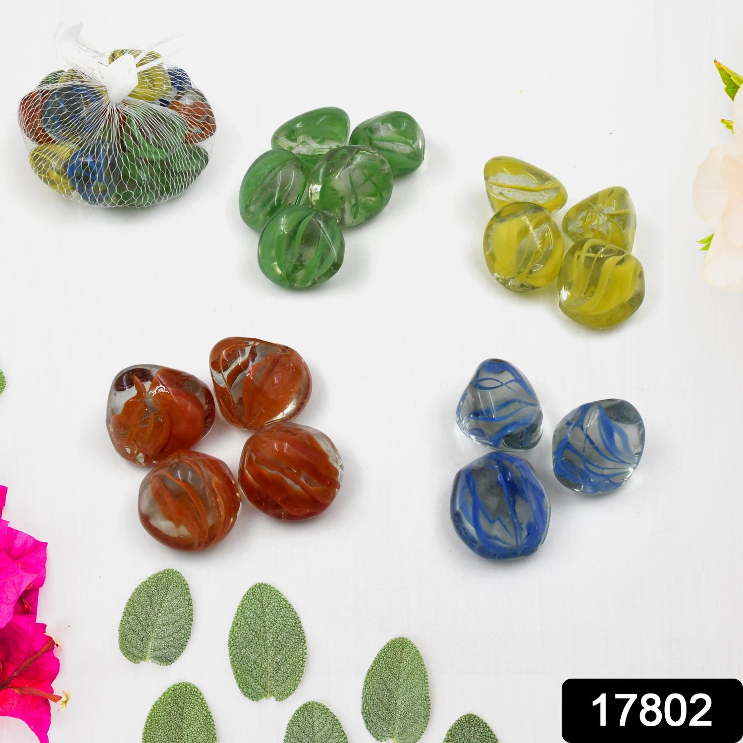 17802 Multi-Color Decorative Stone for Garden / Lawn / Aquarium Fish Tank Gravel / Flower Pots Decoration Pebbles for Fish Bowl & All Purpose Attractive Stone Set 17802 Multi-Color Decorative Stone for Garden / Lawn / Aquarium Fish Tank Gravel / Flower Pots Decoration Pebbles for Fish Bowl & All Purpose Attractive Stone Set